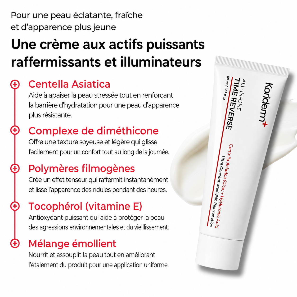 Crème Koriderm™ Time Reverse (Tout-En-Un) #1 en Corée