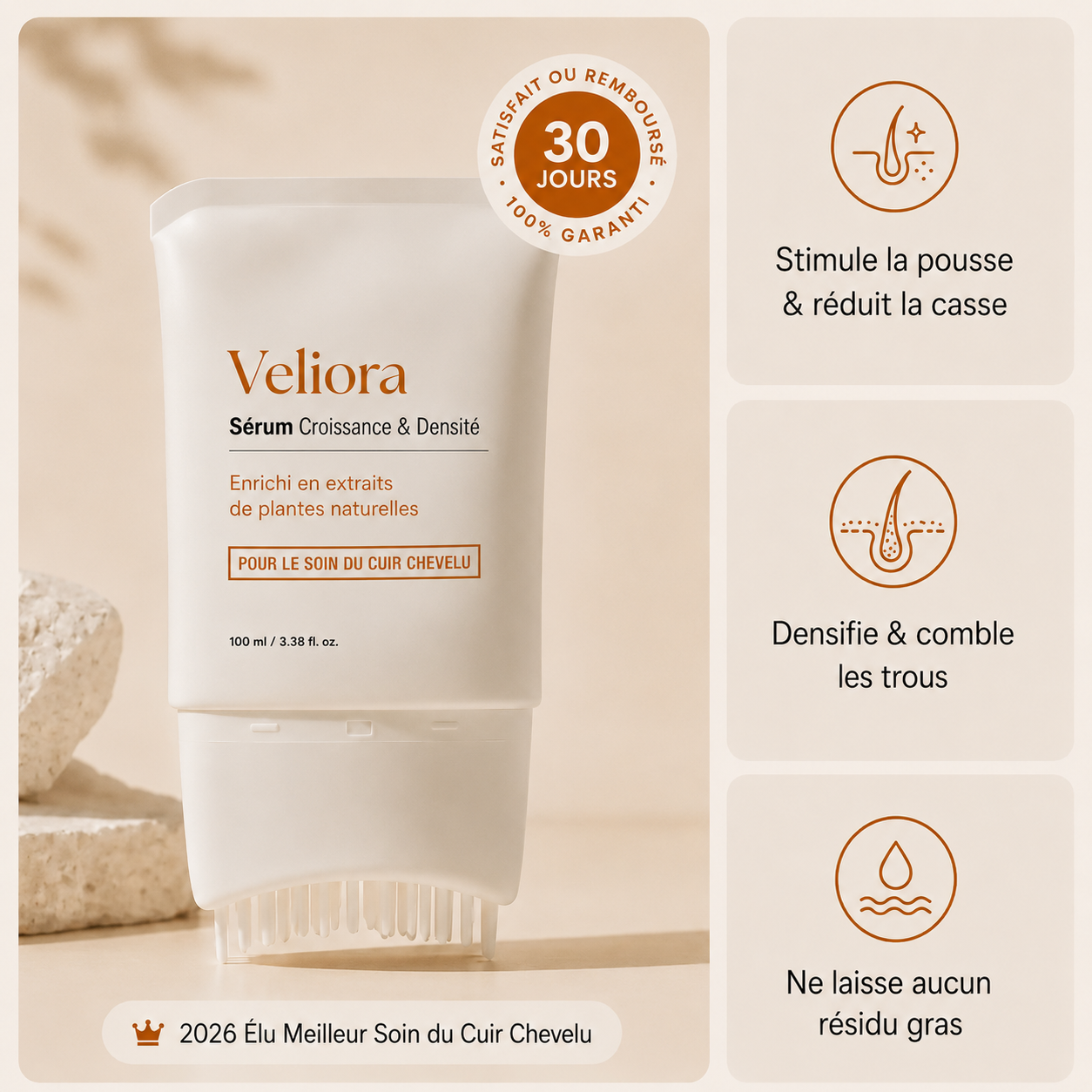 Sérum Capillaire Veliora Coréen N°1