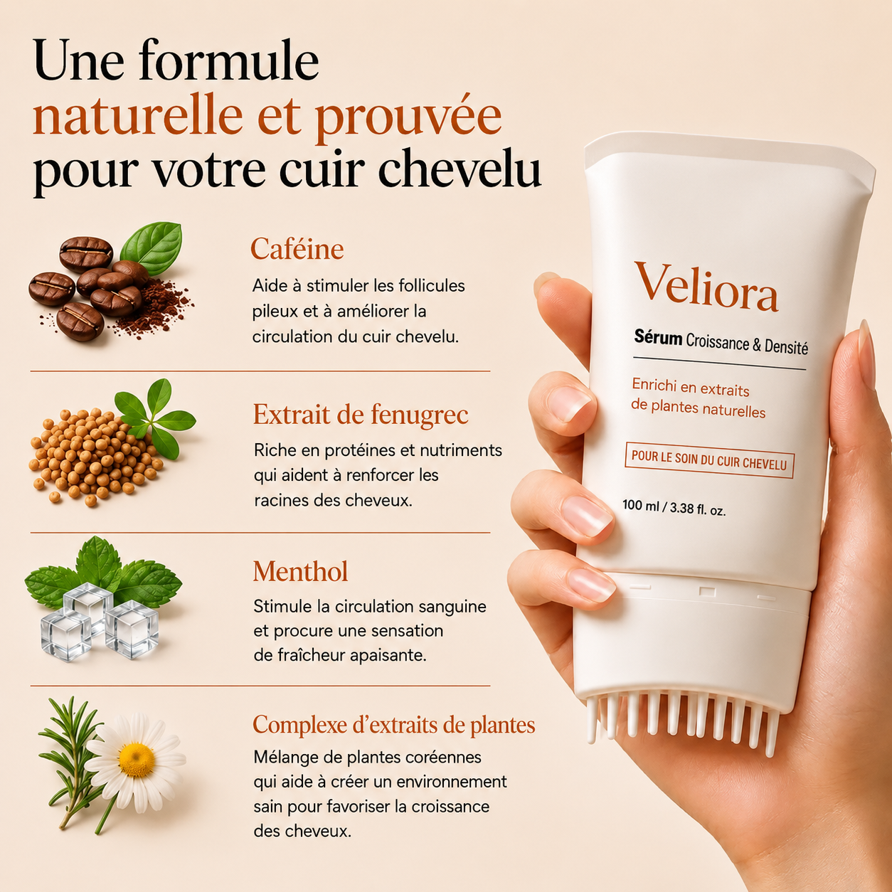 Sérum Capillaire Veliora Coréen N°1
