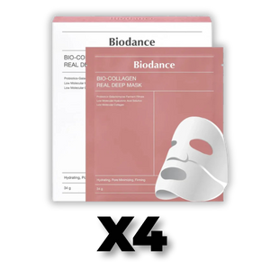 Biodance - Lot de 4 masques visage au bio collagène Prix habituel